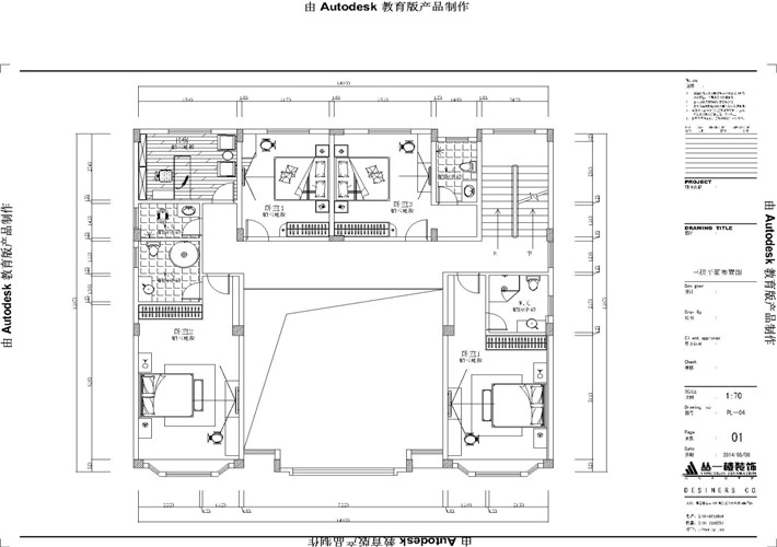 三楼平面布置